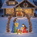 52 in Lighted Nativity Scene Christmas Decor, 90 LEDs