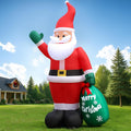10 ft Giant Santa with Gift Christmas Inflatable
