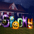 8.85 ft Spooky Tree and Black Cat Halloween Inflatable