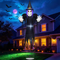 12 ft Floating Witch Halloween Inflatable with LEDs