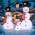 3-Piece Snowman Family Christmas Yard Set